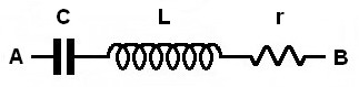 schéma d’un circuit oscillant série